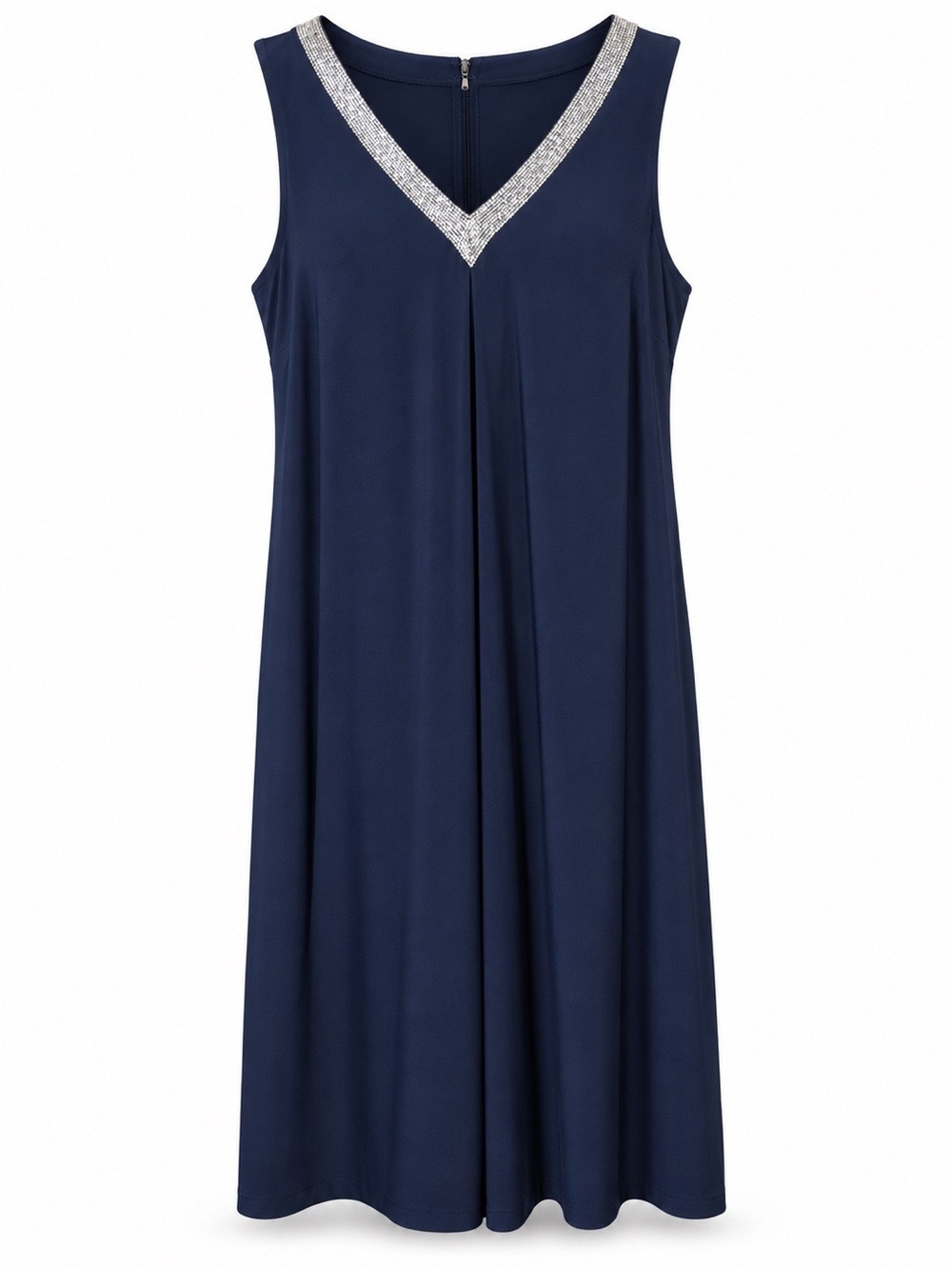 Lyman by Frank Lyman Rhinestone Trim Split Back Cocktail Dress Style 189224